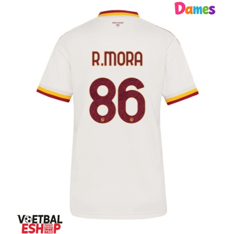 AS Roma Rodrigo Mora #86 Uit tenue Dames 2026-27 Korte Mouw