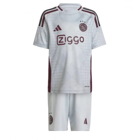 Ajax Derde tenue Kids 2024-25 Korte Mouw (+ Korte broeken)