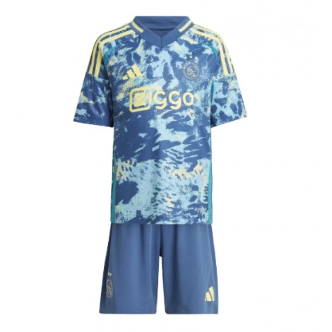 Ajax Steven Berghuis #23 Uit tenue Kids 2024-25 Korte Mouw (+ Korte broeken)