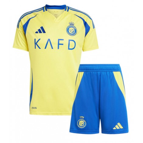 Al-Nassr Cristiano Ronaldo #7 Thuis tenue Kids 2024-25 Korte Mouw (+ Korte broeken)