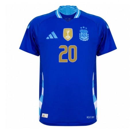 Argentinië Alexis Mac Allister #20 Uit tenue Copa America 2024 Korte Mouw