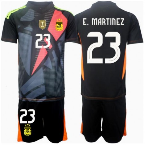 Argentinië Emiliano Martinez #23 Keeper Thuis tenue Kids Copa America 2024 Korte Mouw (+ Korte broeken) Argentinië Emiliano Martinez #23 Keeper Thuis tenue Kids Copa America 2024 Korte Mouw (+ Korte broeken)
