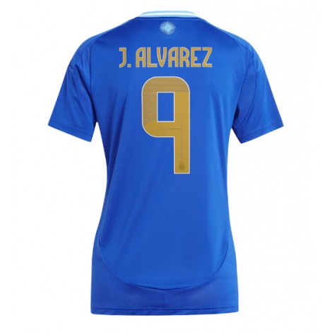 Argentinië Julian Alvarez #9 Uit tenue Dames Copa America 2024 Korte Mouw
