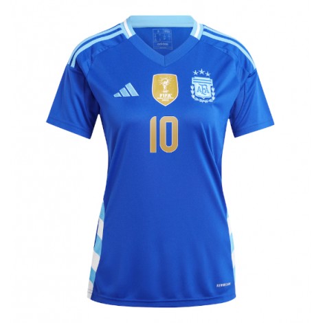Argentinië Lionel Messi #10 Uit tenue Dames Copa America 2024 Korte Mouw