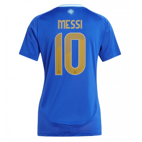 Argentinië Lionel Messi #10 Uit tenue Dames Copa America 2024 Korte Mouw