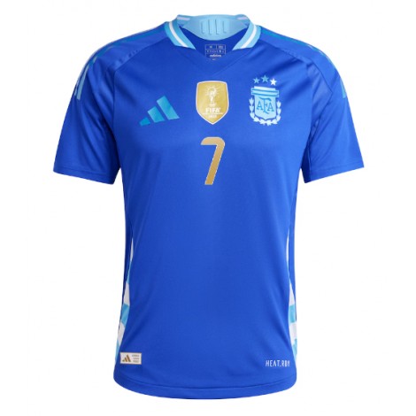 Argentinië Rodrigo De Paul #7 Uit tenue Copa America 2024 Korte Mouw