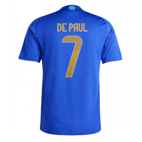 Argentinië Rodrigo De Paul #7 Uit tenue Copa America 2024 Korte Mouw