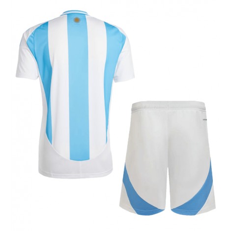 Argentinië Thuis tenue Kids Copa America 2024 Korte Mouw (+ Korte broeken)