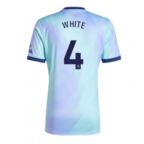 Arsenal Ben White #4 Derde tenue 2024-25 Korte Mouw Arsenal Ben White #4 Derde tenue 2024-25 Korte Mouw
