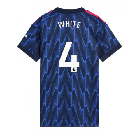 Arsenal Ben White #4 Uit tenue Dames 2025-26 Korte Mouw Arsenal Ben White #4 Uit tenue Dames 2025-26 Korte Mouw