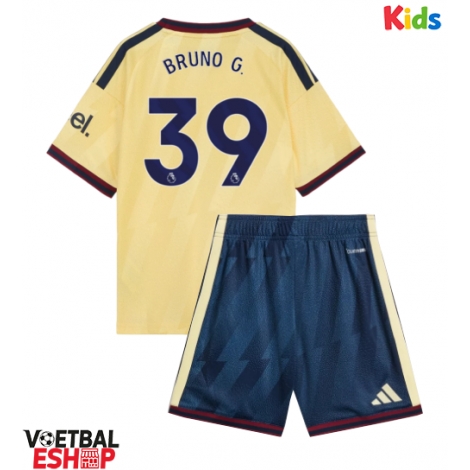 Arsenal Bruno Guimaraes #39 Derde tenue Kids 2026-27 Korte Mouw (+ Korte broeken)