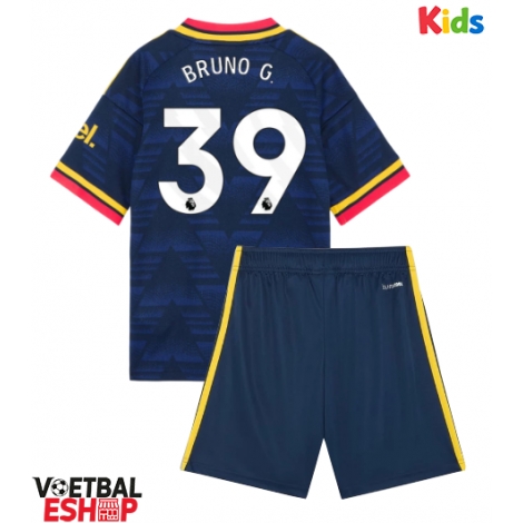 Arsenal Bruno Guimaraes #39 Uit tenue Kids 2026-27 Korte Mouw (+ Korte broeken)