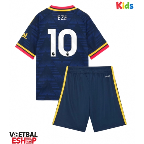 Arsenal Eberechi Eze #10 Uit tenue Kids 2026-27 Korte Mouw (+ Korte broeken)