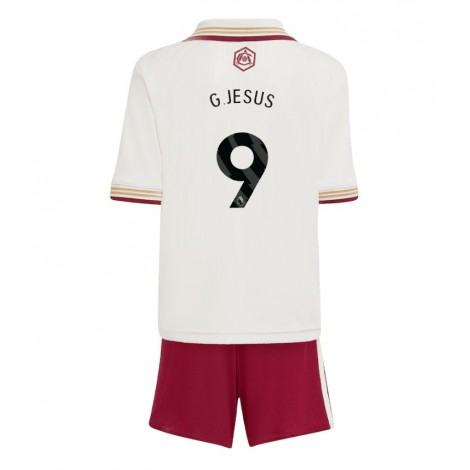 Arsenal Gabriel Jesus #9 Derde tenue Kids 2025-26 Korte Mouw (+ Korte broeken)