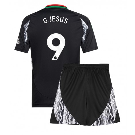 Arsenal Gabriel Jesus #9 Uit tenue Kids 2024-25 Korte Mouw (+ Korte broeken)