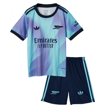 Arsenal Gabriel Martinelli #11 Derde tenue Kids 2024-25 Korte Mouw (+ Korte broeken)