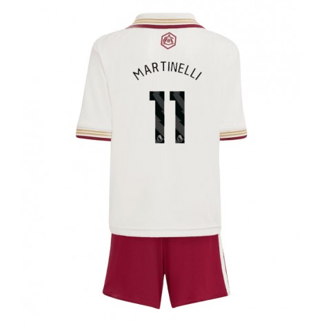 Arsenal Gabriel Martinelli #11 Derde tenue Kids 2025-26 Korte Mouw (+ Korte broeken)