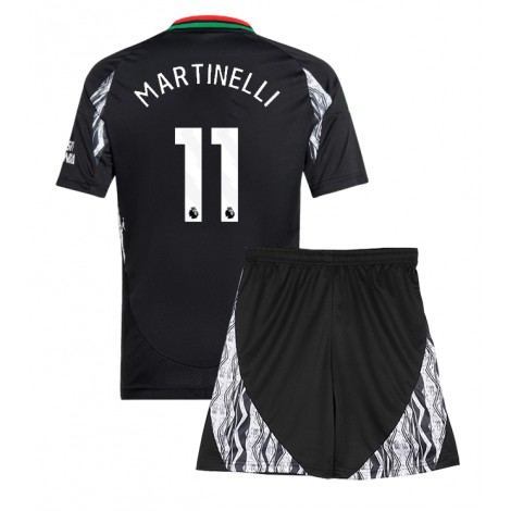 Arsenal Gabriel Martinelli #11 Uit tenue Kids 2024-25 Korte Mouw (+ Korte broeken)