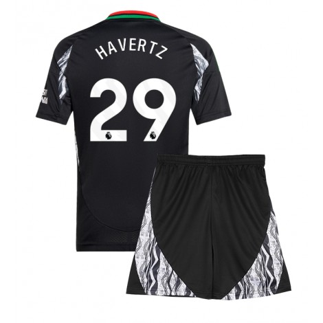 Arsenal Kai Havertz #29 Uit tenue Kids 2024-25 Korte Mouw (+ Korte broeken)