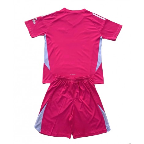 Arsenal Keeper Uit tenue Kids 2024-25 Korte Mouw (+ Korte broeken)