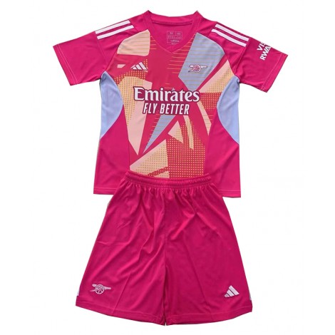 Arsenal Keeper Uit tenue Kids 2024-25 Korte Mouw (+ Korte broeken)