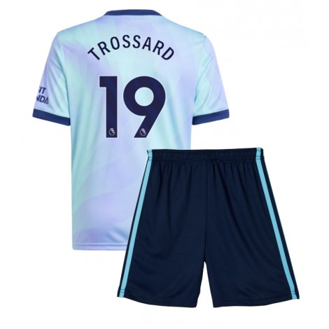 Arsenal Leandro Trossard #19 Derde tenue Kids 2024-25 Korte Mouw (+ Korte broeken)