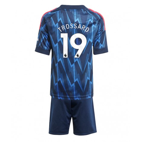 Arsenal Leandro Trossard #19 Uit tenue Kids 2025-26 Korte Mouw (+ Korte broeken)