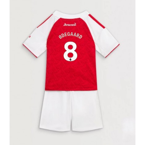 Arsenal Martin Odegaard #8 Thuis tenue Kids 2025-26 Korte Mouw (+ Korte broeken)