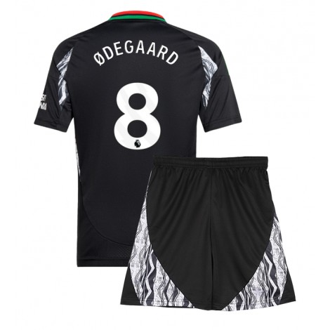 Arsenal Martin Odegaard #8 Uit tenue Kids 2024-25 Korte Mouw (+ Korte broeken)
