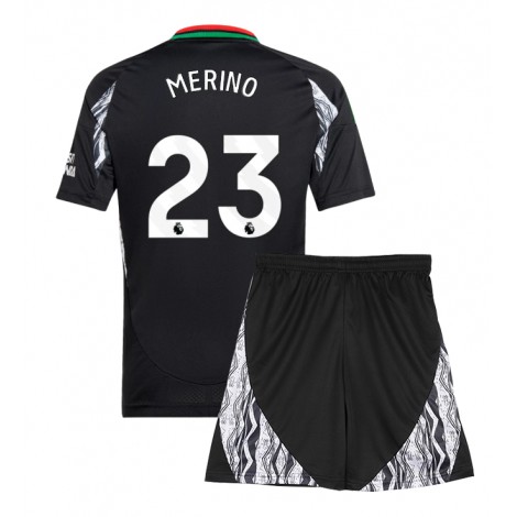 Arsenal Mikel Merino #23 Uit tenue Kids 2024-25 Korte Mouw (+ Korte broeken)