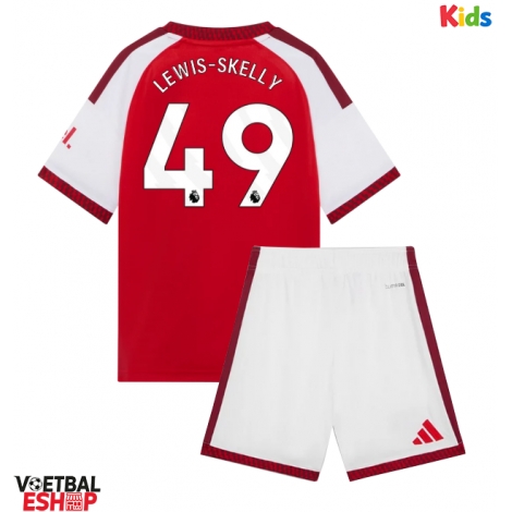Arsenal Myles Lewis-Skelly #49 Thuis tenue Kids 2026-27 Korte Mouw (+ Korte broeken)