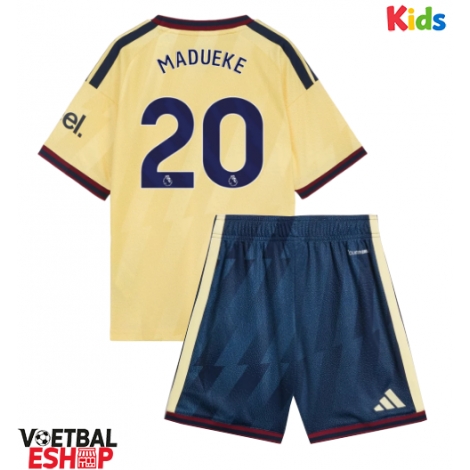 Arsenal Noni Madueke #20 Derde tenue Kids 2026-27 Korte Mouw (+ Korte broeken)
