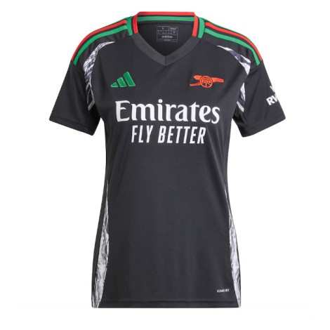 Arsenal Raheem Sterling #30 Uit tenue Dames 2024-25 Korte Mouw Arsenal Raheem Sterling #30 Uit tenue Dames 2024-25 Korte Mouw