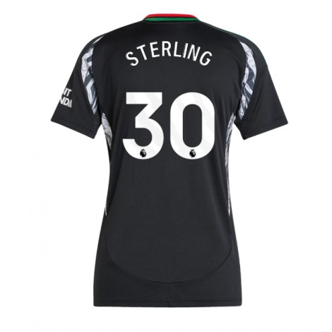Arsenal Raheem Sterling #30 Uit tenue Dames 2024-25 Korte Mouw Arsenal Raheem Sterling #30 Uit tenue Dames 2024-25 Korte Mouw