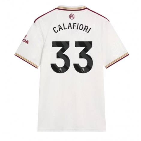 Arsenal Riccardo Calafiori #33 Derde tenue 2025-26 Korte Mouw Arsenal Riccardo Calafiori #33 Derde tenue 2025-26 Korte Mouw