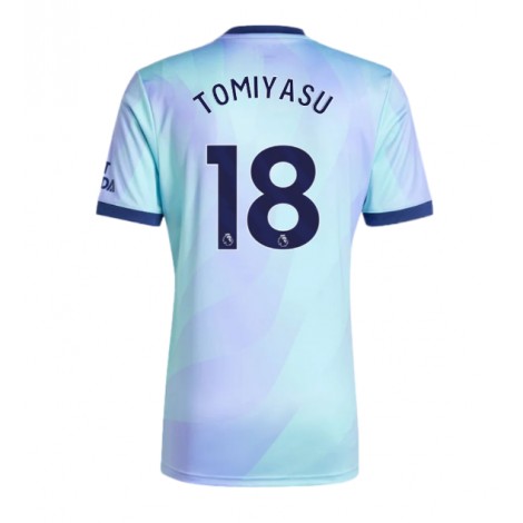 Arsenal Takehiro Tomiyasu #18 Derde tenue 2024-25 Korte Mouw Arsenal Takehiro Tomiyasu #18 Derde tenue 2024-25 Korte Mouw