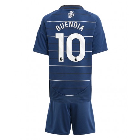 Aston Villa Emiliano Buendia #10 Derde tenue Kids 2024-25 Korte Mouw (+ Korte broeken)
