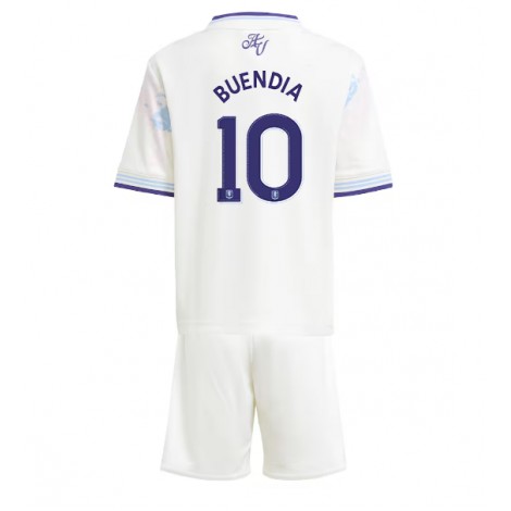 Aston Villa Emiliano Buendia #10 Derde tenue Kids 2025-26 Korte Mouw (+ Korte broeken)