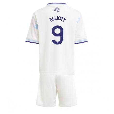 Aston Villa Harvey Elliott #9 Derde tenue Kids 2025-26 Korte Mouw (+ Korte broeken)