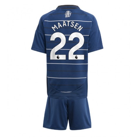 Aston Villa Ian Maatsen #22 Derde tenue Kids 2024-25 Korte Mouw (+ Korte broeken)