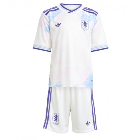 Aston Villa Ian Maatsen #22 Derde tenue Kids 2025-26 Korte Mouw (+ Korte broeken)