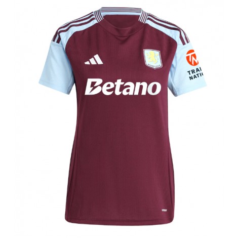 Aston Villa Ian Maatsen #22 Thuis tenue Dames 2024-25 Korte Mouw Aston Villa Ian Maatsen #22 Thuis tenue Dames 2024-25 Korte Mouw