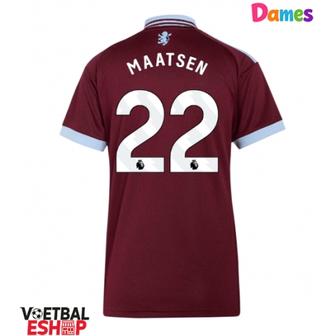 Aston Villa Ian Maatsen #22 Thuis tenue Dames 2026-27 Korte Mouw