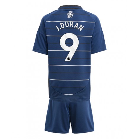 Aston Villa Jhon Duran #9 Derde tenue Kids 2024-25 Korte Mouw (+ Korte broeken)