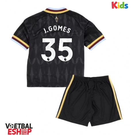 Aston Villa Joao Gomes #35 Uit tenue Kids 2026-27 Korte Mouw (+ Korte broeken)