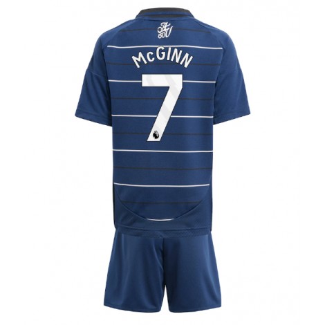 Aston Villa John McGinn #7 Derde tenue Kids 2024-25 Korte Mouw (+ Korte broeken)