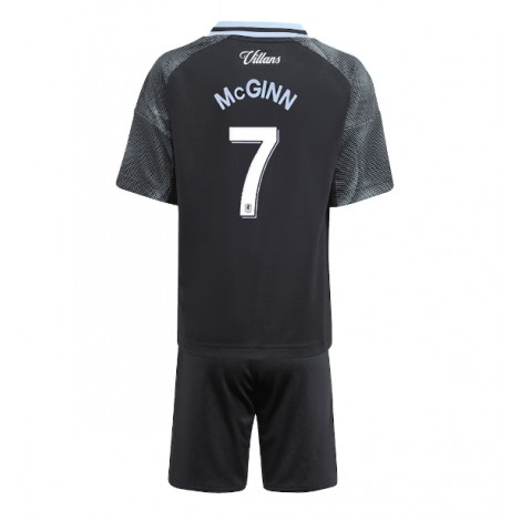 Aston Villa John McGinn #7 Uit tenue Kids 2025-26 Korte Mouw (+ Korte broeken)