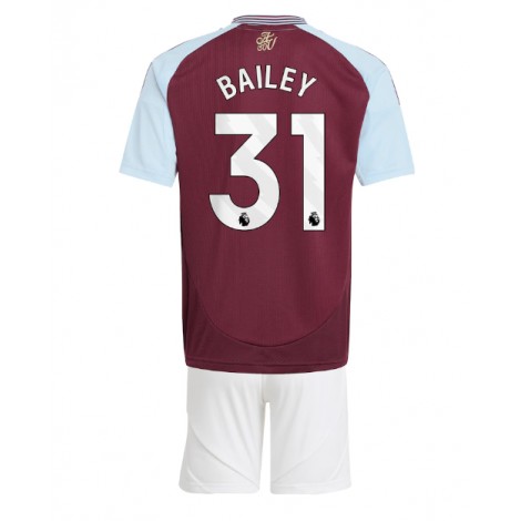 Aston Villa Leon Bailey #31 Thuis tenue Kids 2024-25 Korte Mouw (+ Korte broeken)