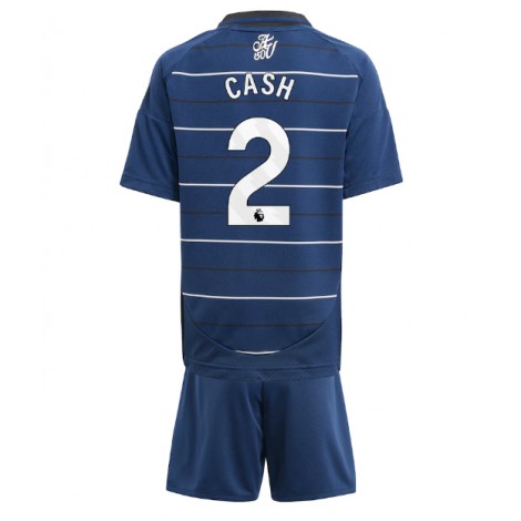 Aston Villa Matty Cash #2 Derde tenue Kids 2024-25 Korte Mouw (+ Korte broeken)