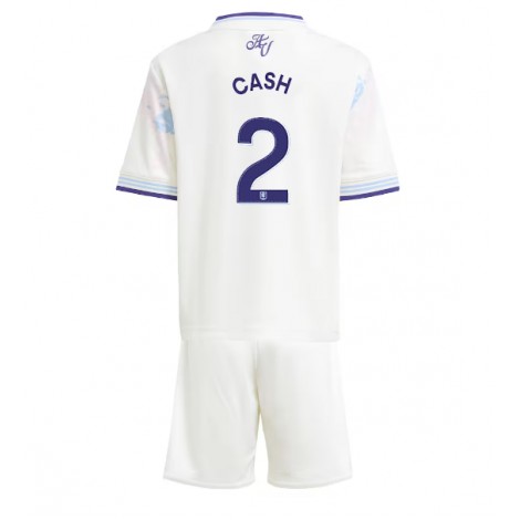 Aston Villa Matty Cash #2 Derde tenue Kids 2025-26 Korte Mouw (+ Korte broeken)